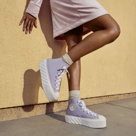 Converse Chuck Taylor All Star Lift Platform High 'Pastel Gradient' Sz 7 - Picture 1 of 9